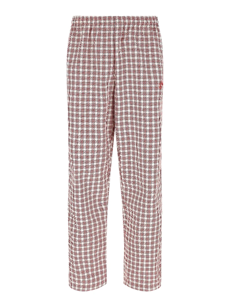 Multicolor Polyester Casual Pants