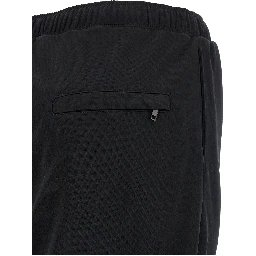 Black Polyester Long Skirt