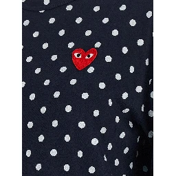 Blue Cotton Long Sleeve T-Shirt