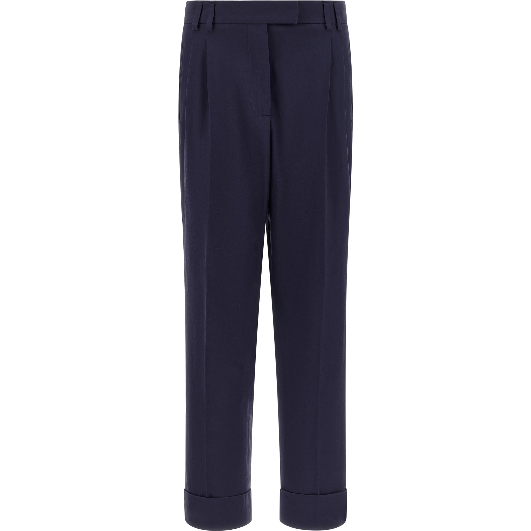 Blue Cotton Pants
