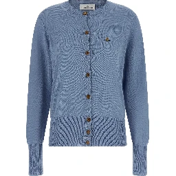 Blue Cotton Cardigan