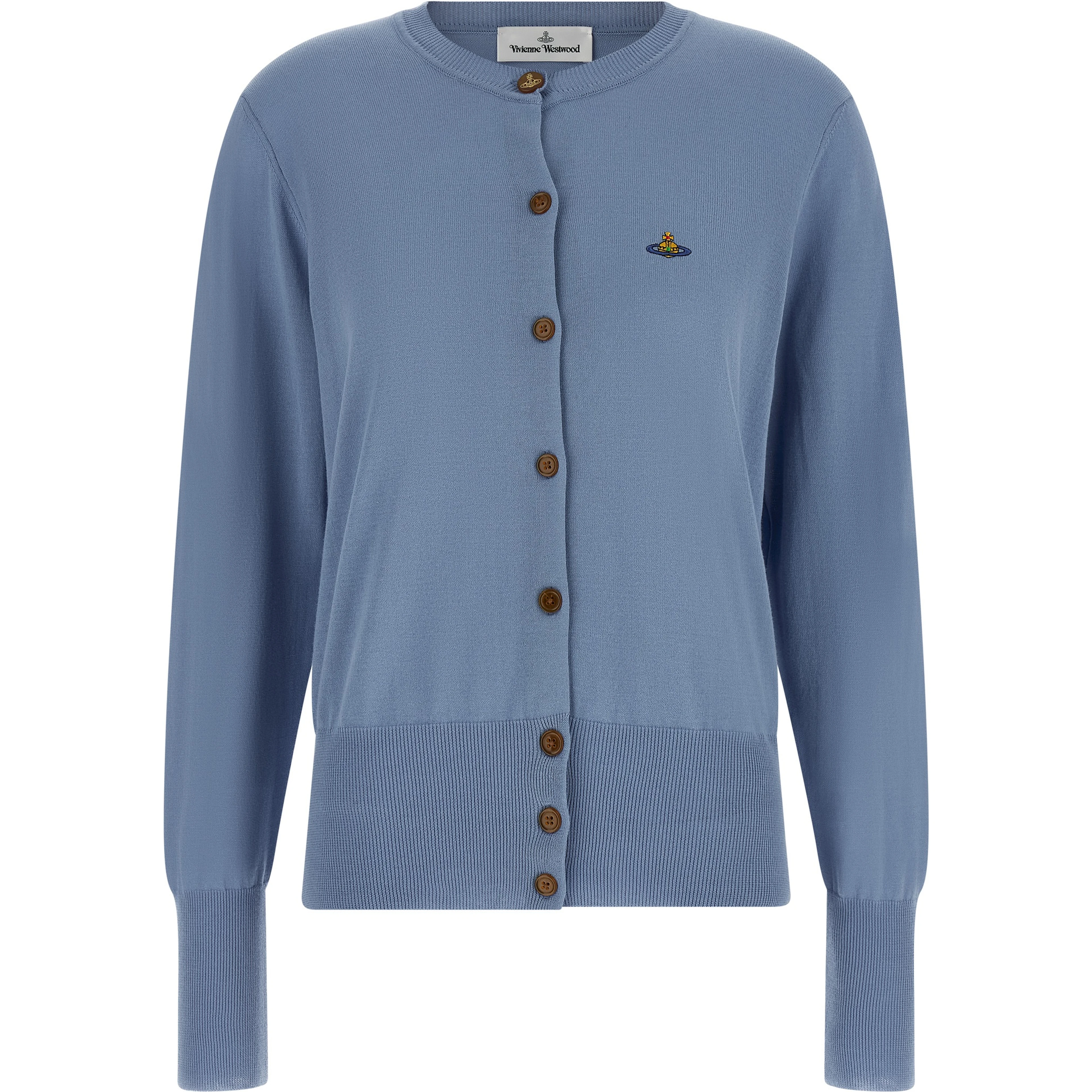 Blue Cotton Cardigan