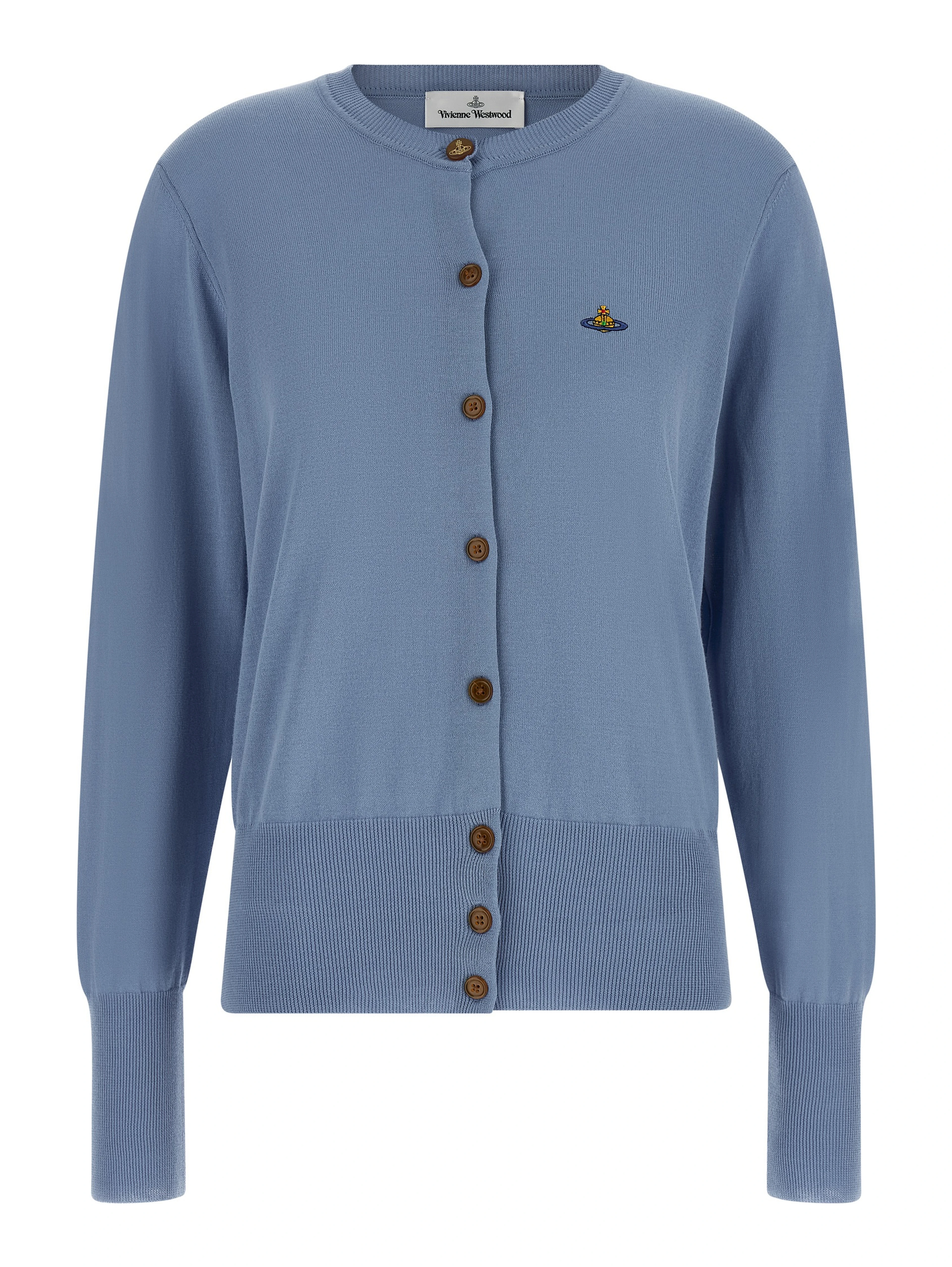 Blue Cotton Cardigan