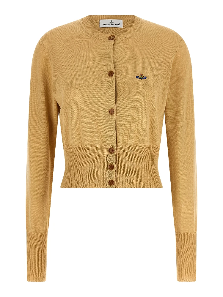 Beige Cotton Cardigan
