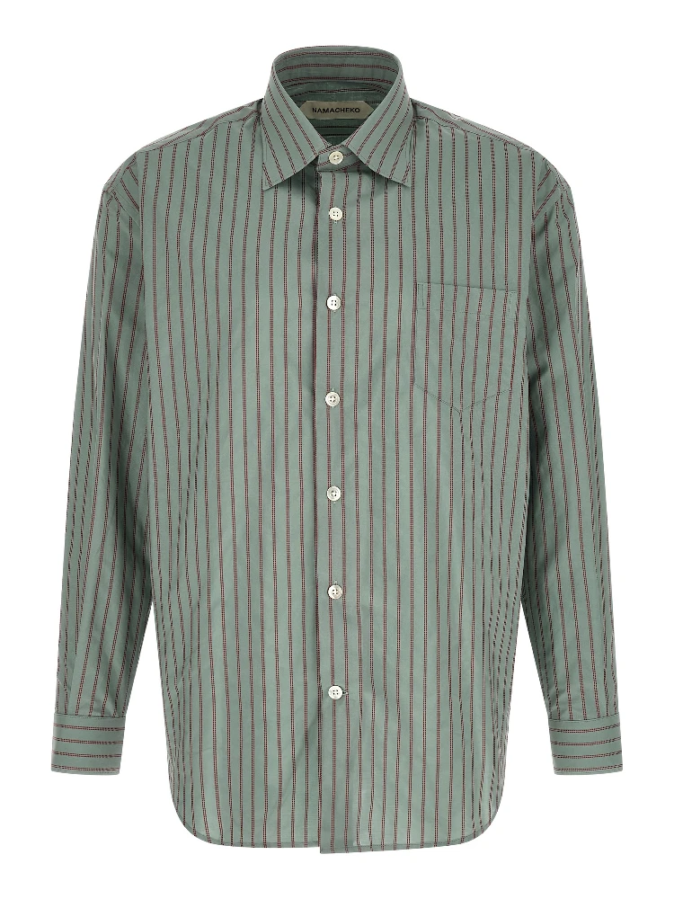 Blue Cotton Blouse