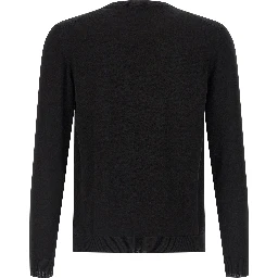 Black Cotton Cardigan