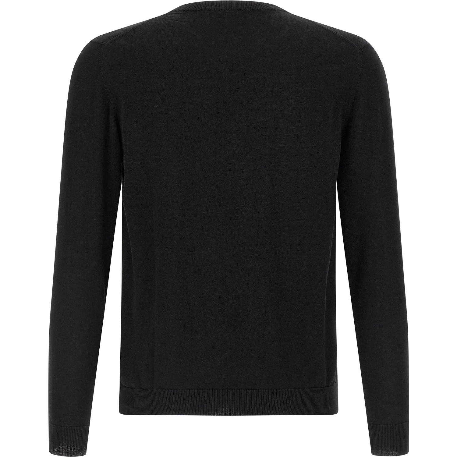 Black Cotton Cardigan