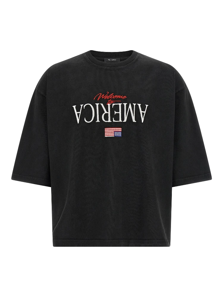 Black Cotton T-Shirt