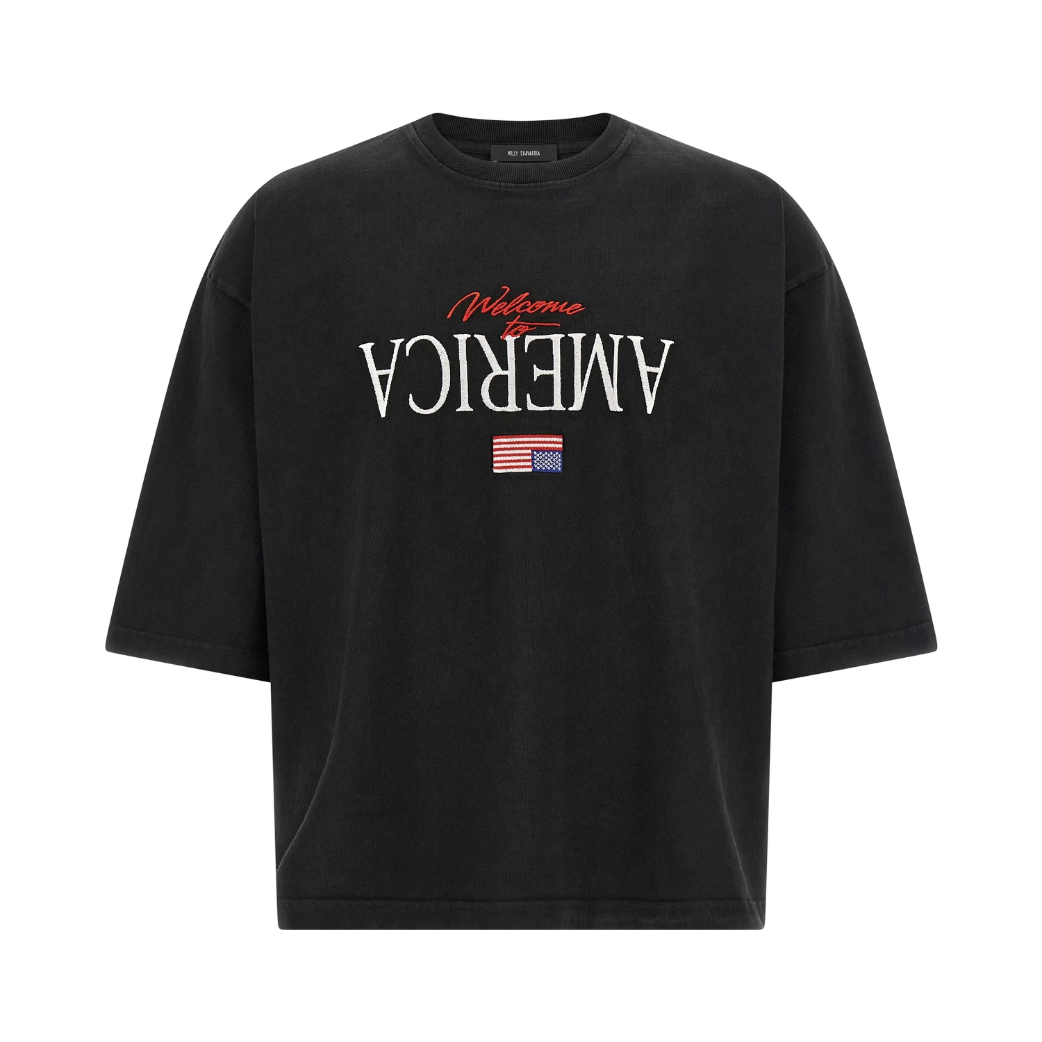Black Cotton T-Shirt