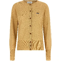Beige Cotton Cardigan