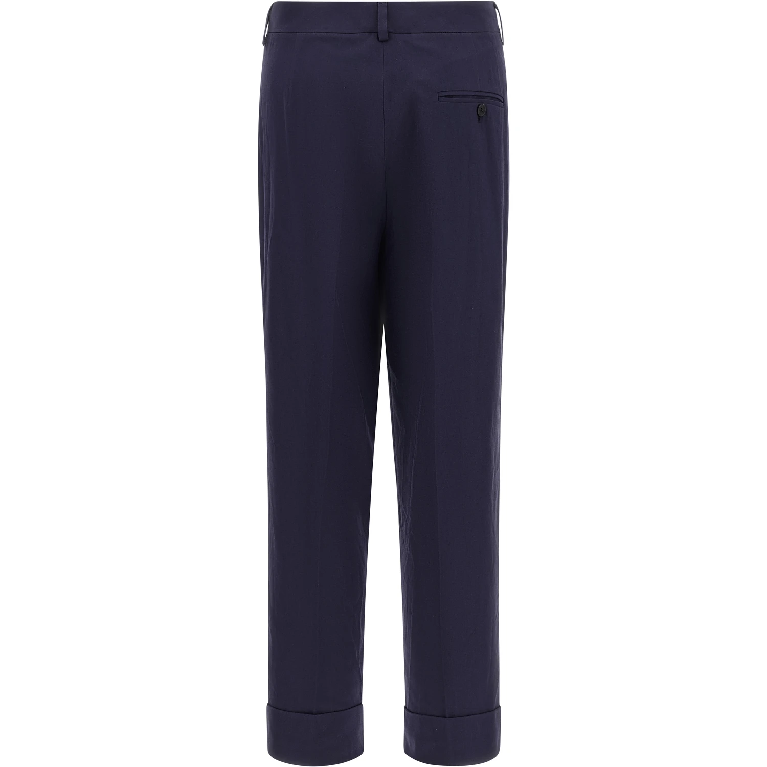Blue Cotton Pants