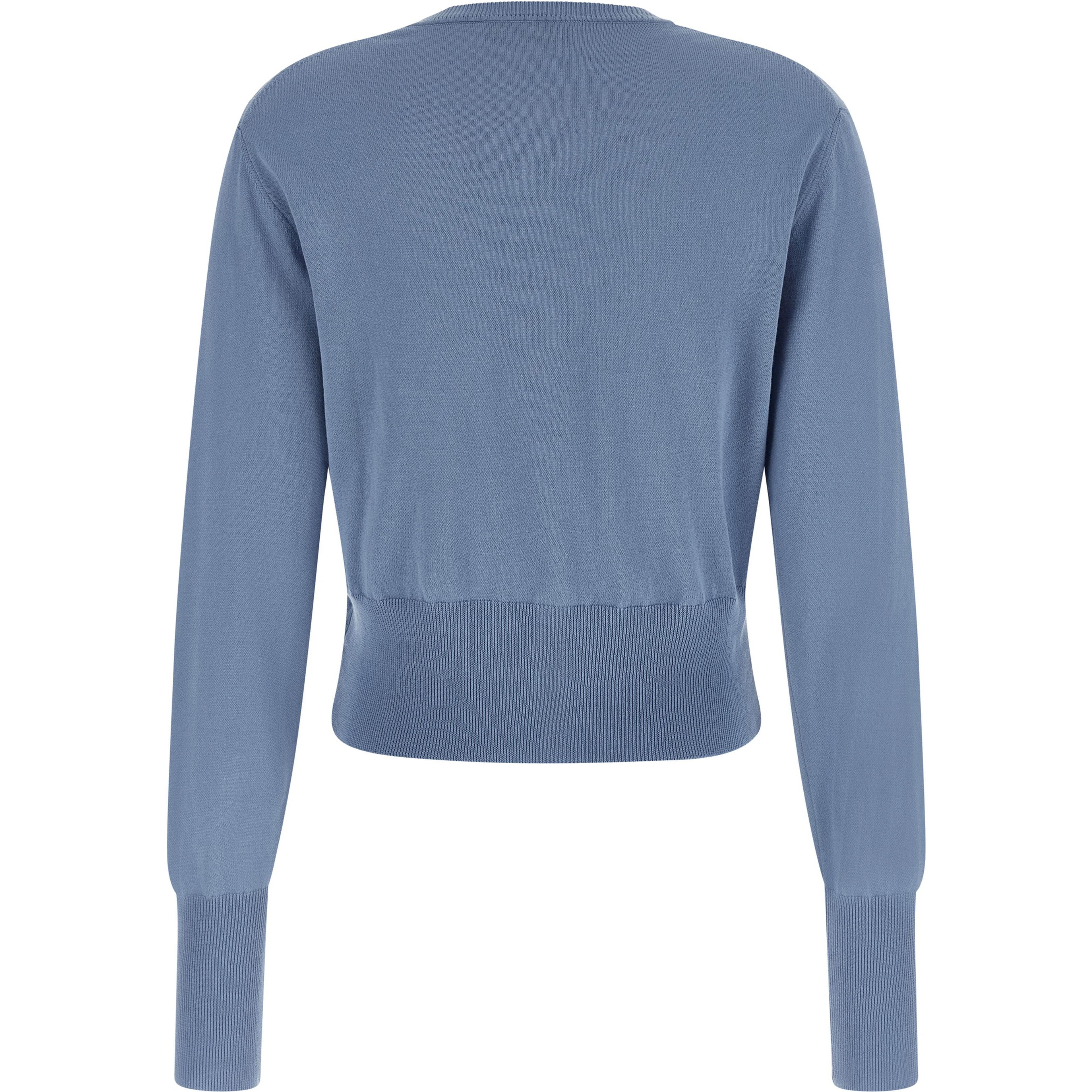 Blue Cotton Cardigan