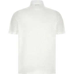 White Cotton Polo Shirt