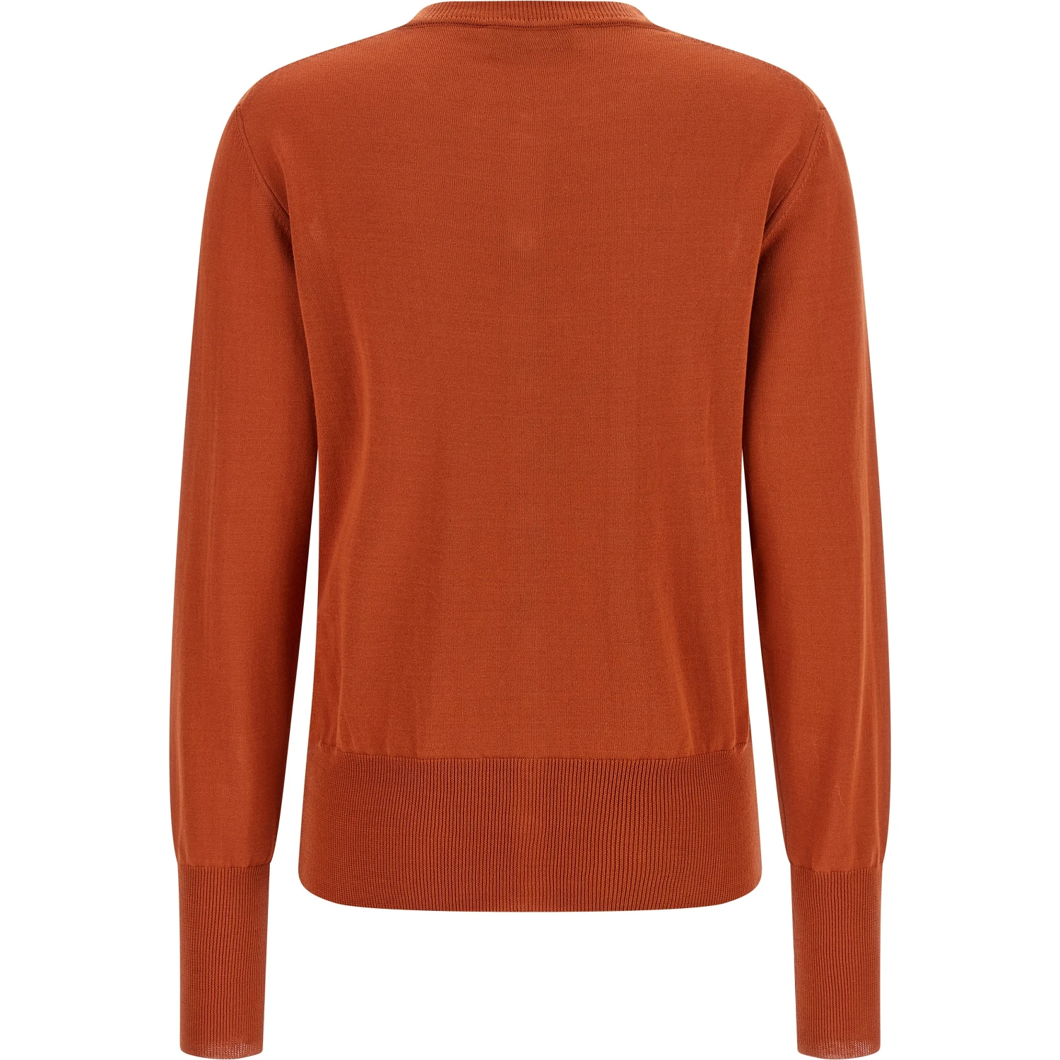 Orange Cotton Cardigan