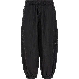 Black Polyamide Joggers (Workout Pants)