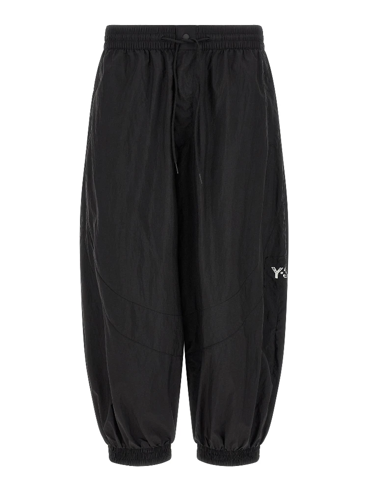 Black Polyamide Joggers (Workout Pants)
