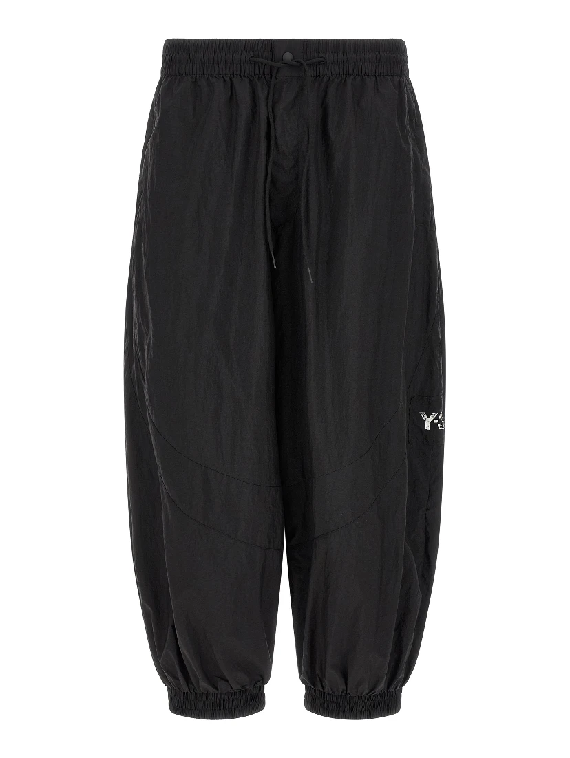 Black Polyamide Joggers (Workout Pants)