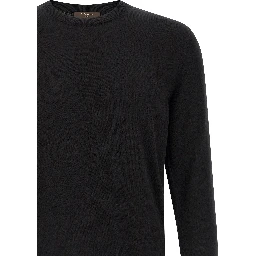 Black Cotton Cardigan