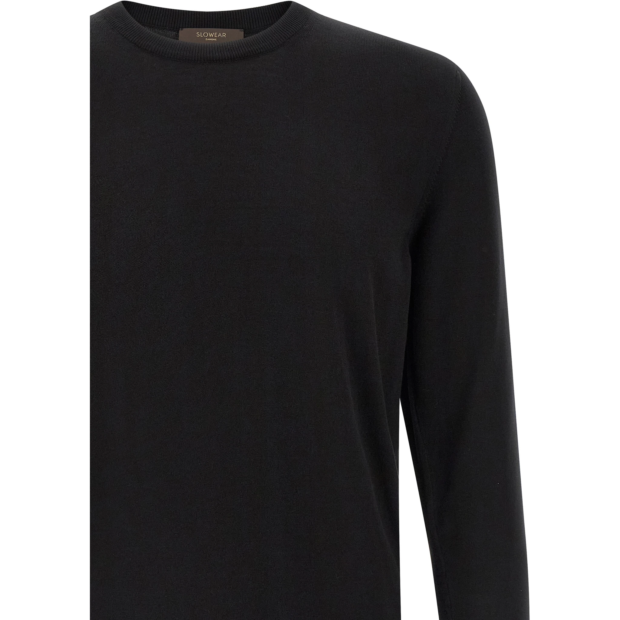 Black Cotton Cardigan