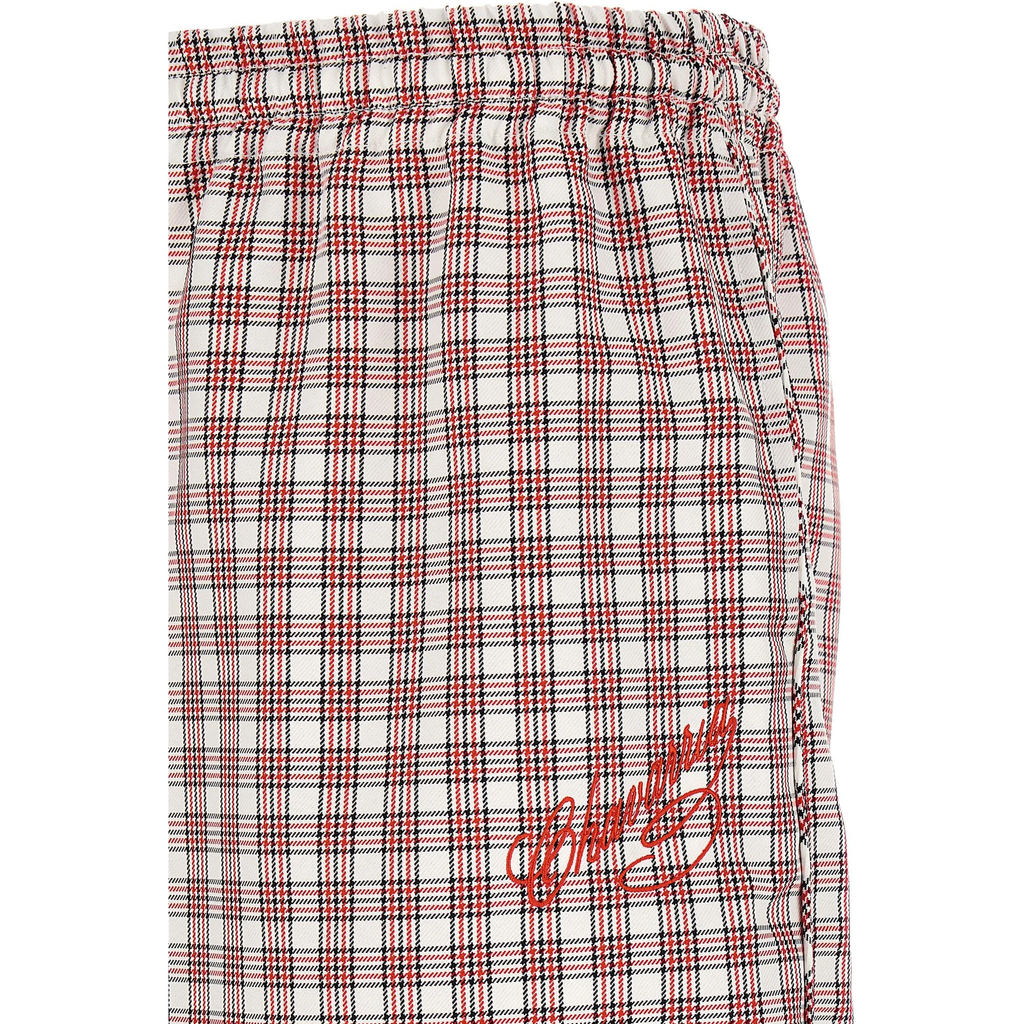 Multicolor Polyester Casual Pants