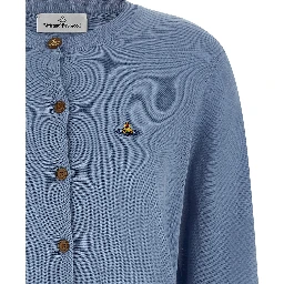 Blue Cotton Cardigan