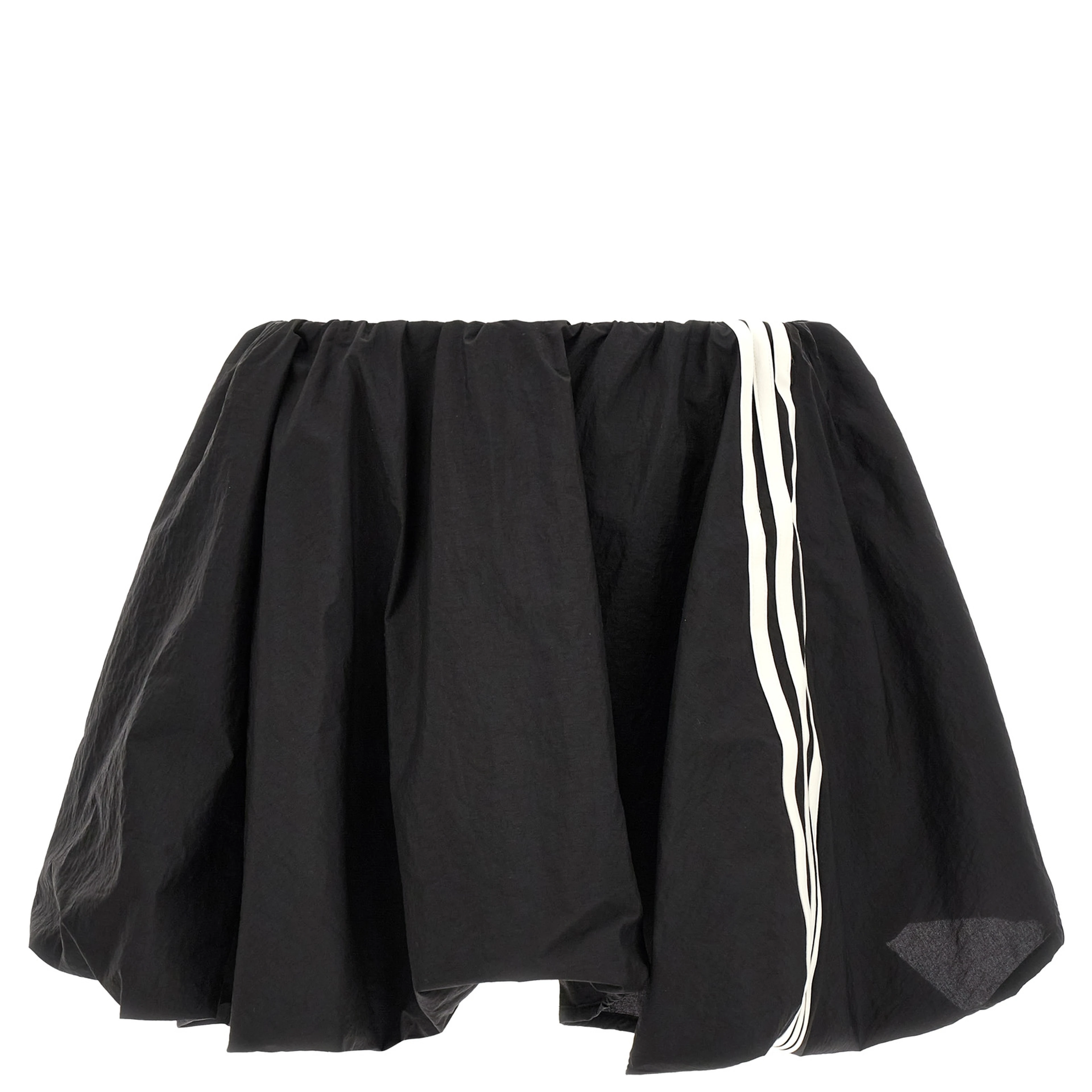 Black Polyamide Long Skirt