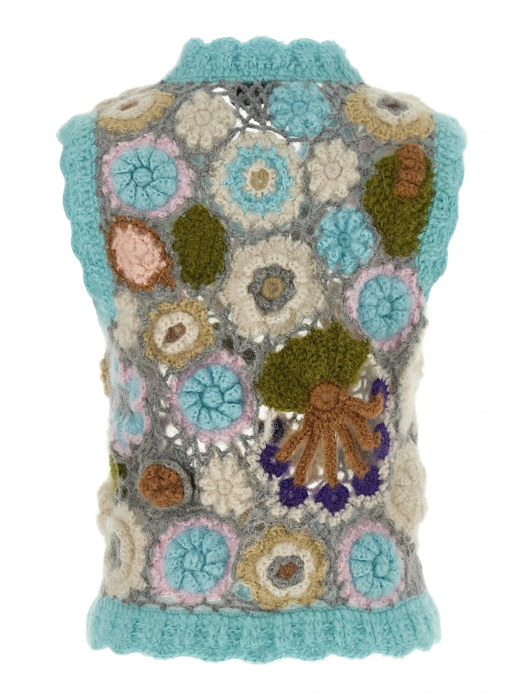 Multicolor Wool Sleeveless Jacket alternative