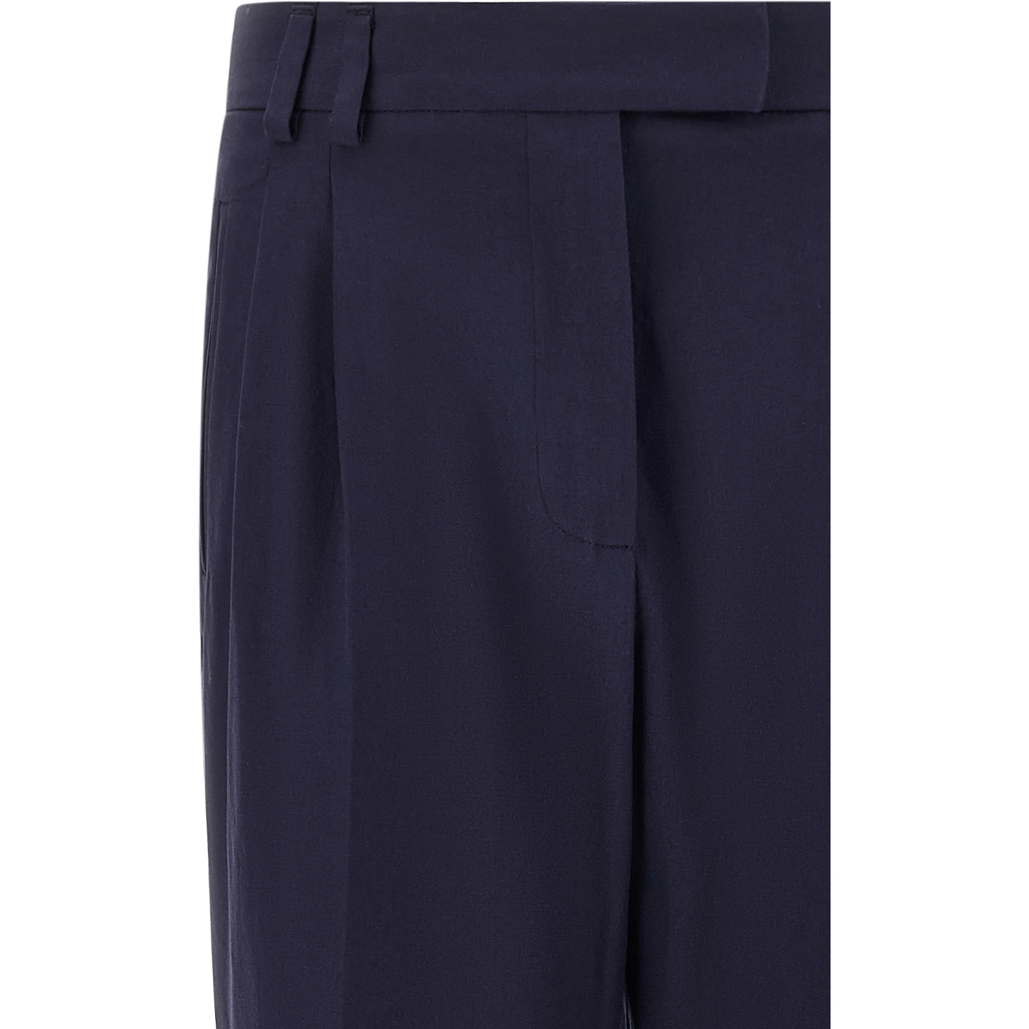 Blue Cotton Pants