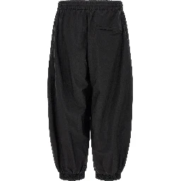 Black Polyamide Joggers (Workout Pants)