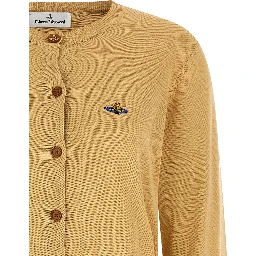 Beige Cotton Cardigan