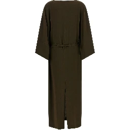 Brown Triacetate Casual Dress