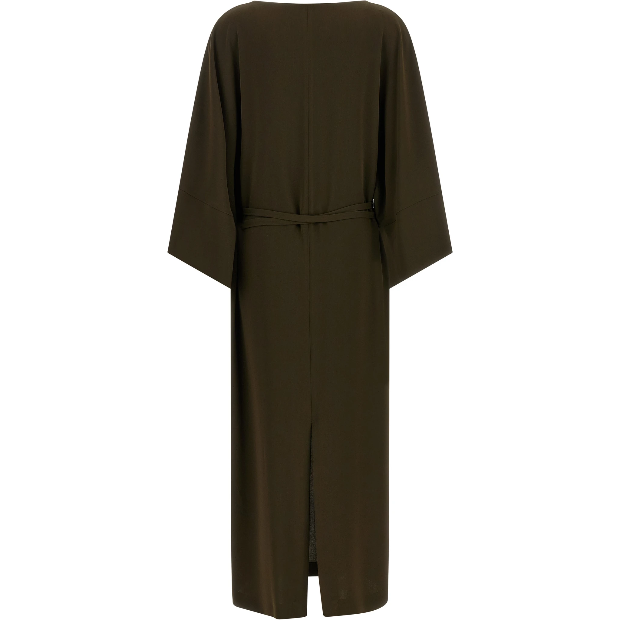 Brown Triacetate Casual Dress