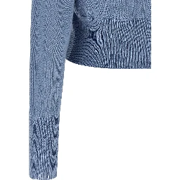 Blue Cotton Cardigan