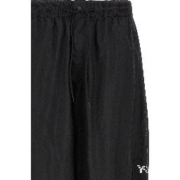 Black Polyamide Joggers (Workout Pants)