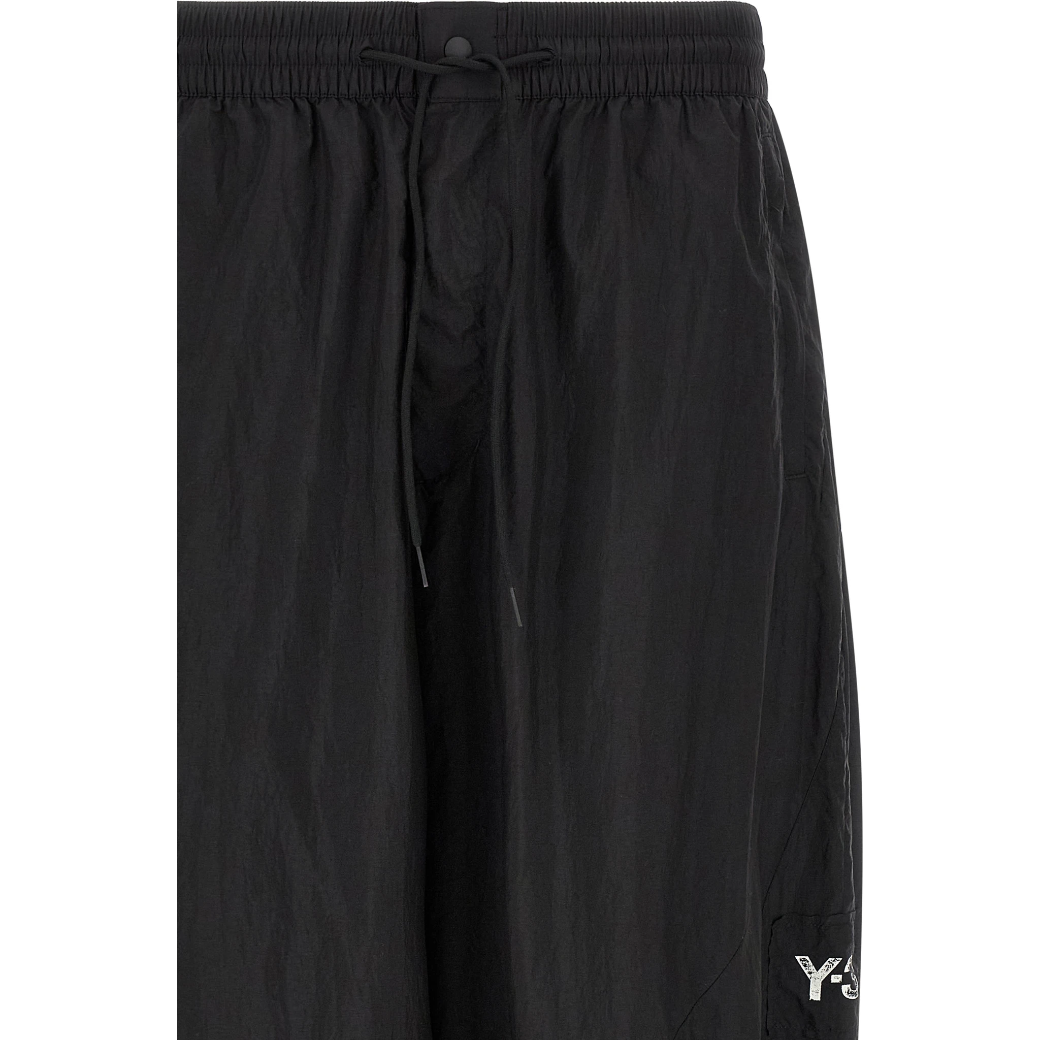 Black Polyamide Joggers (Workout Pants)