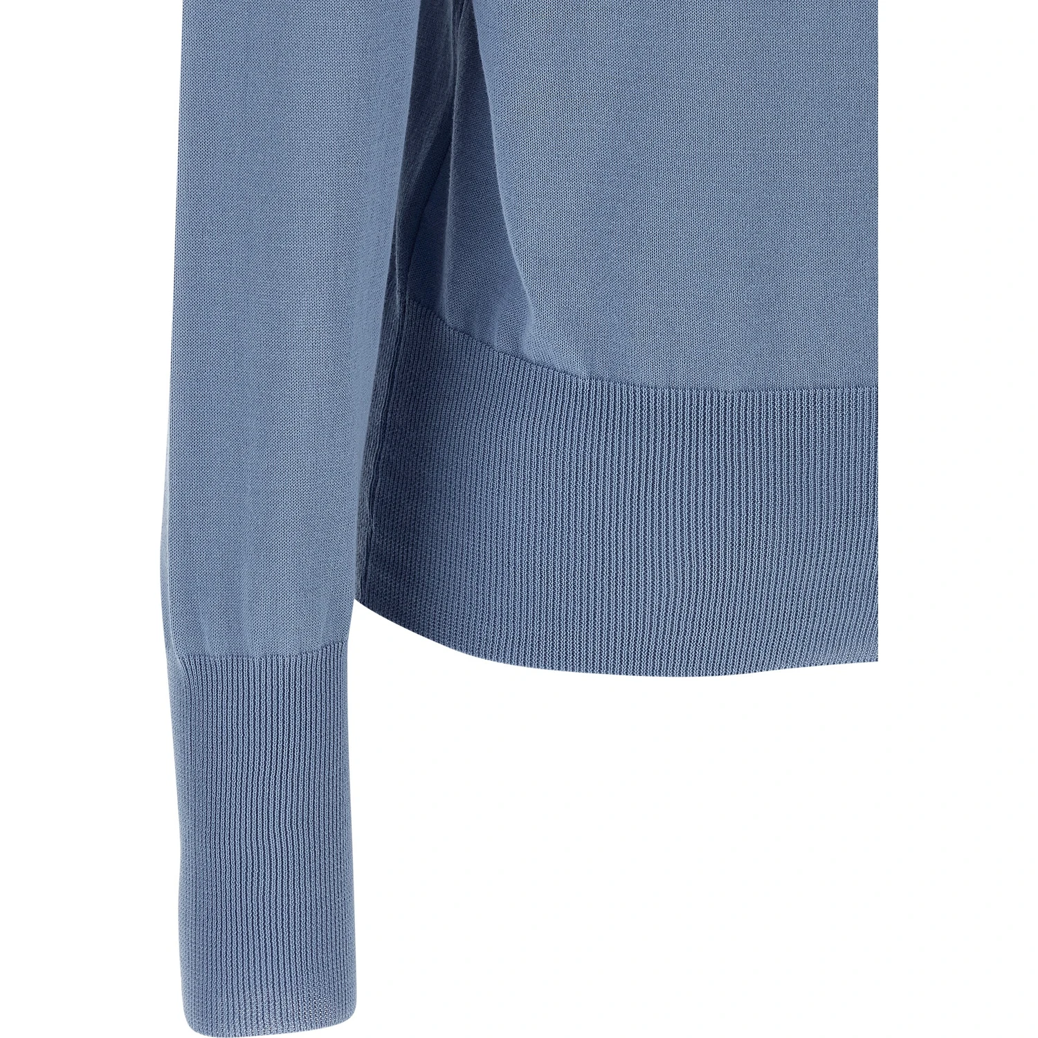 Blue Cotton Cardigan