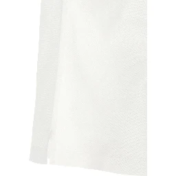 White Cotton Polo Shirt