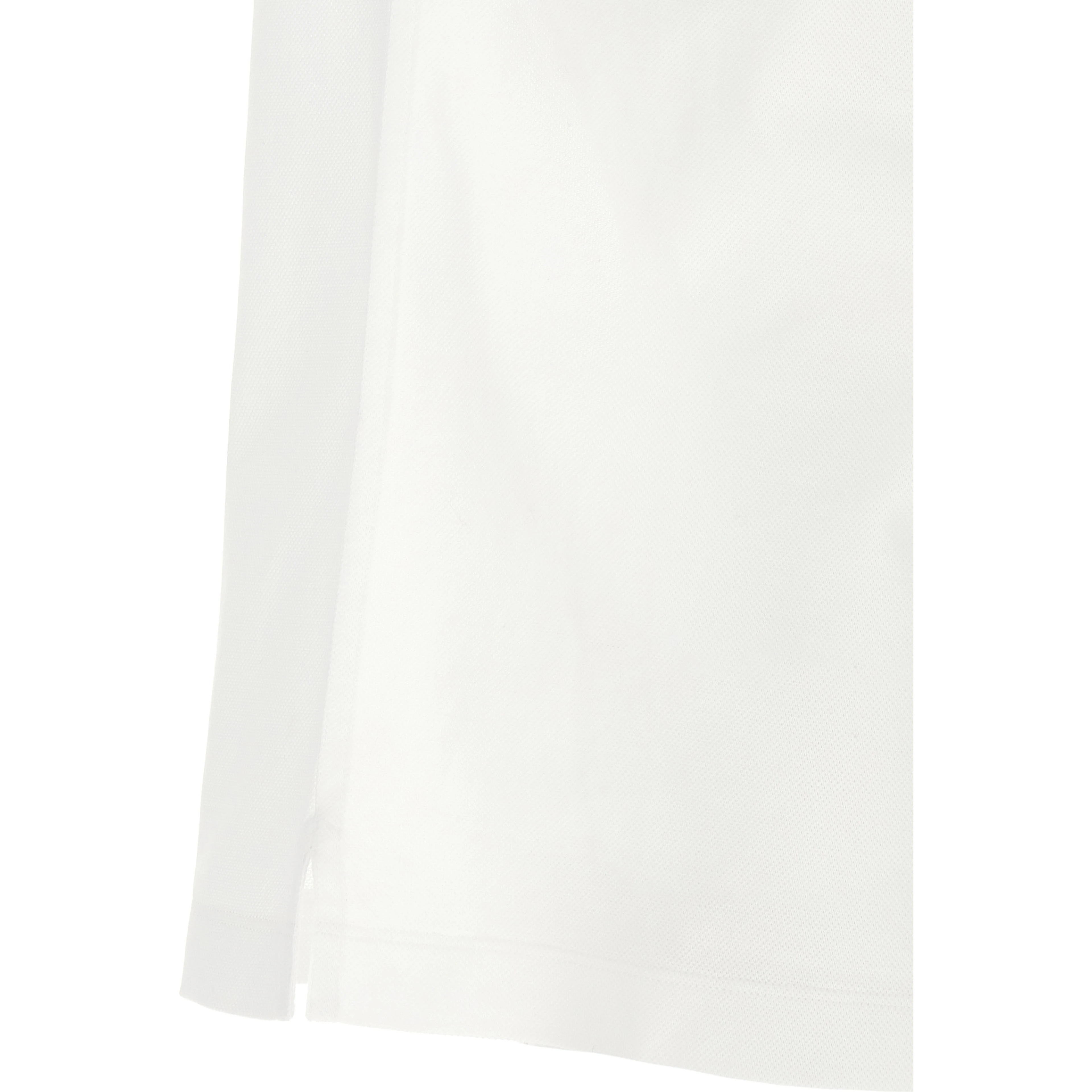 White Cotton Polo Shirt