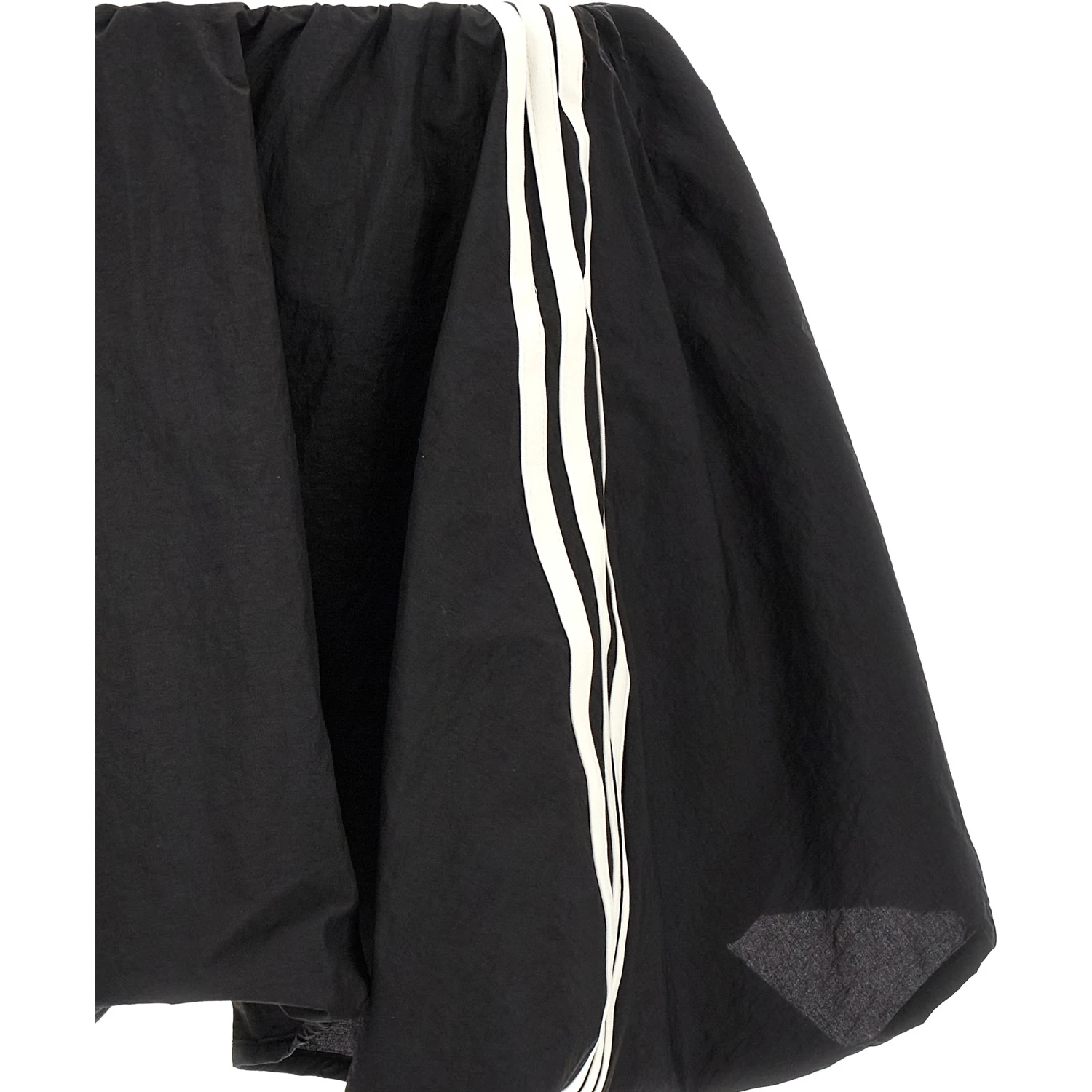 Black Polyamide Long Skirt