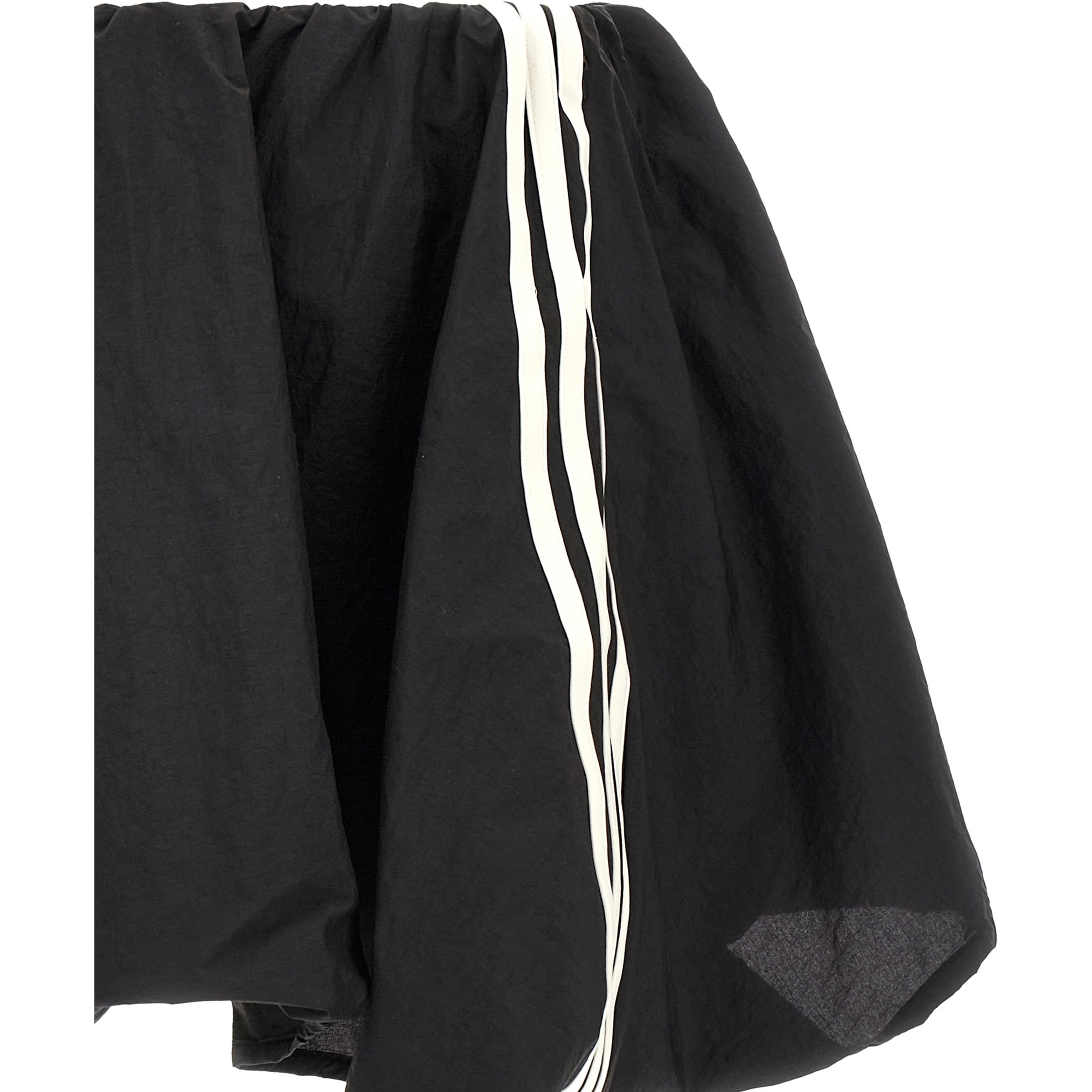 Black Polyamide Long Skirt