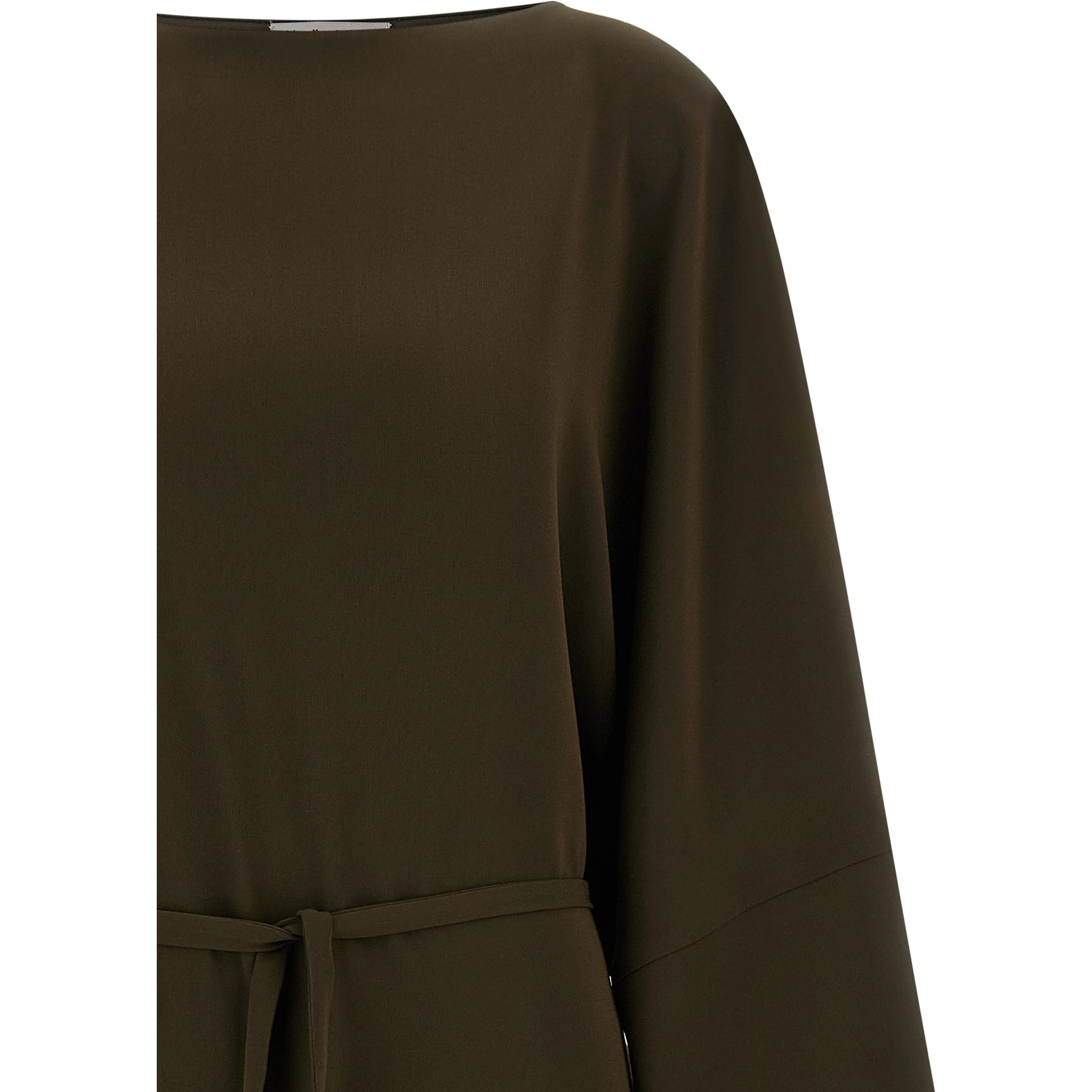 Brown Triacetate Casual Dress