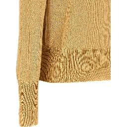Beige Cotton Cardigan