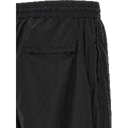 Black Polyamide Joggers (Workout Pants)