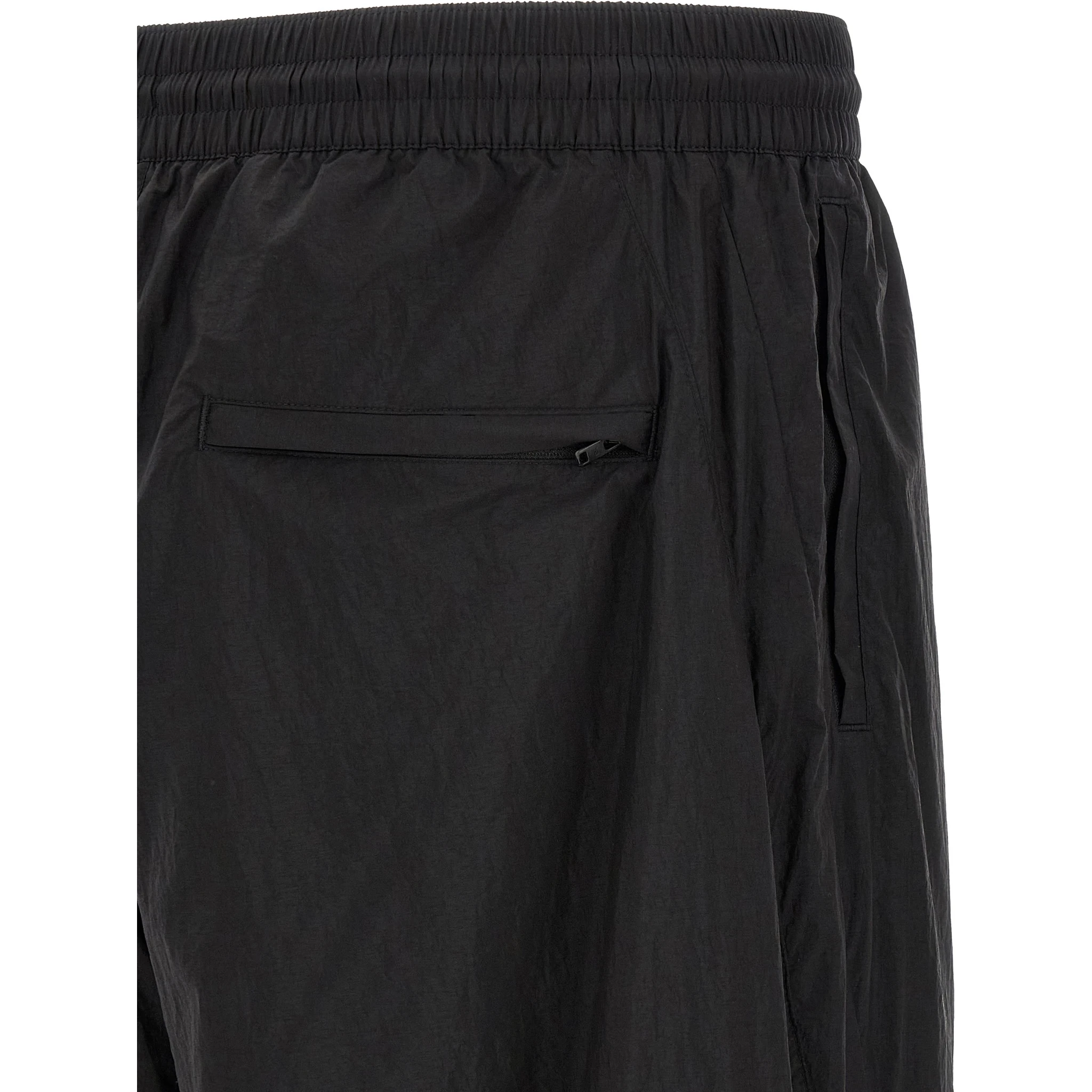 Black Polyamide Joggers (Workout Pants)