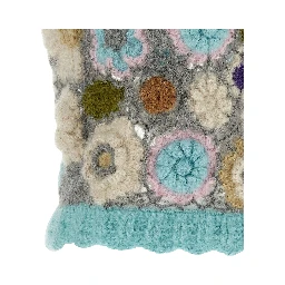 Multicolor Wool Sleeveless Jacket