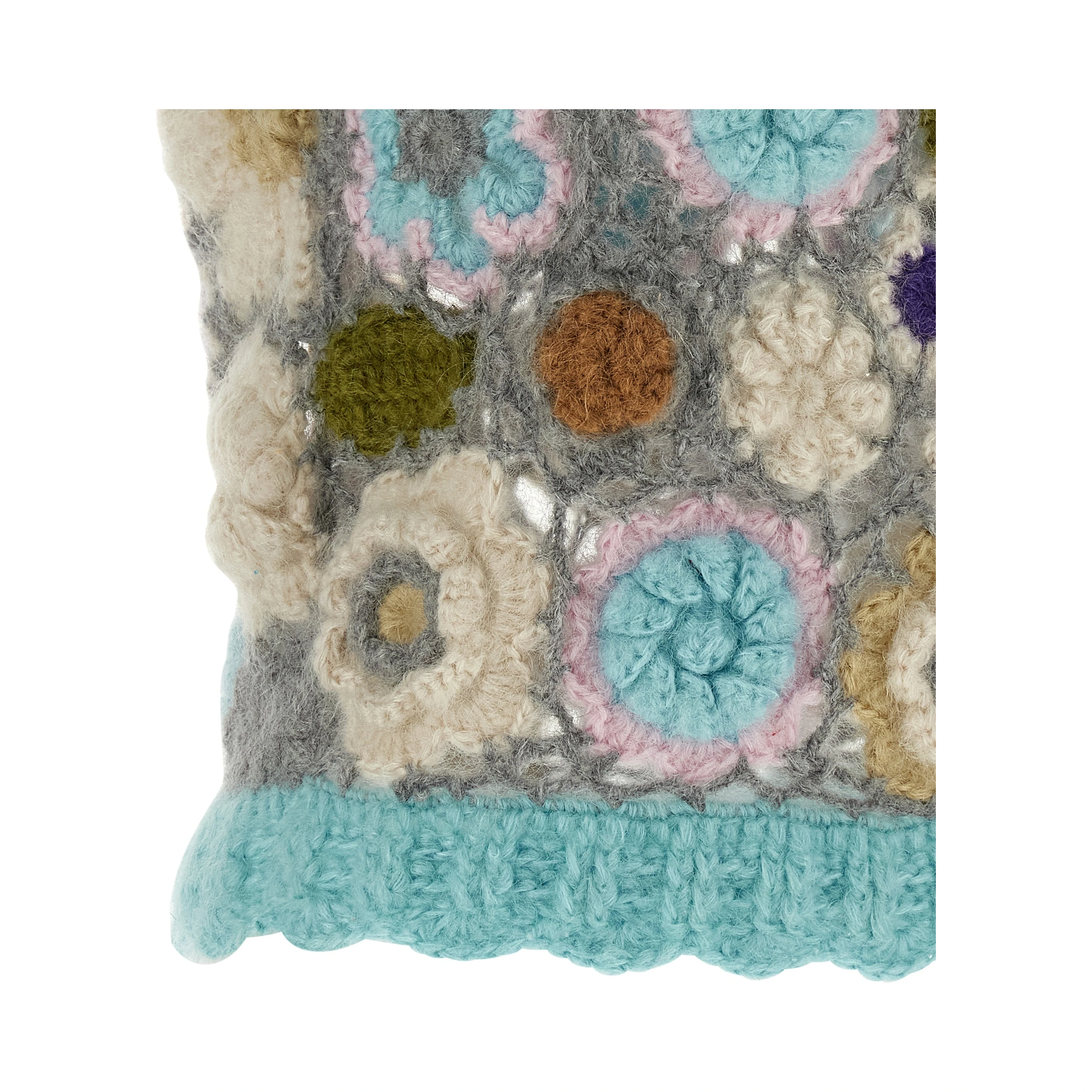 Multicolor Wool Sleeveless Jacket