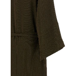 Brown Triacetate Casual Dress