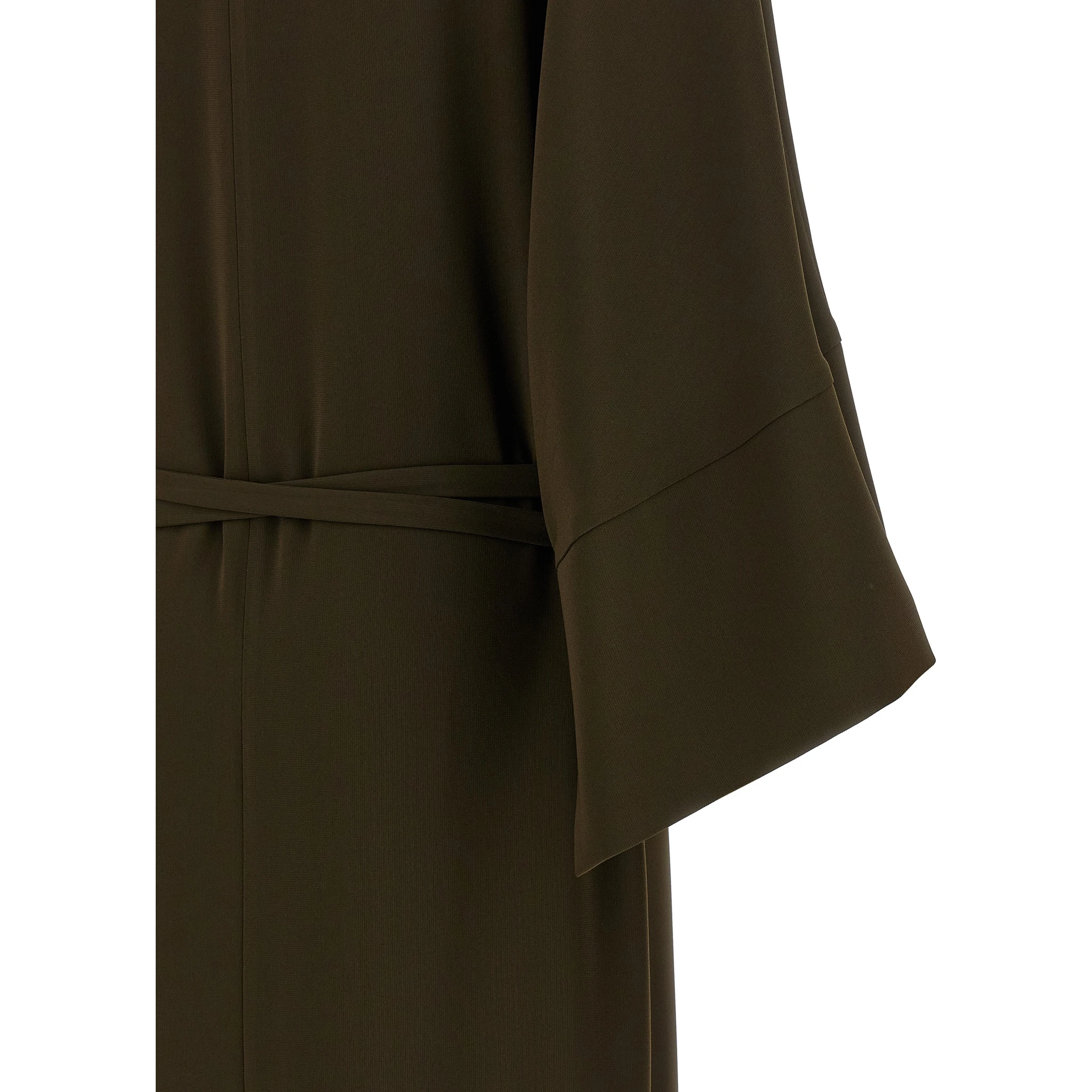 Brown Triacetate Casual Dress