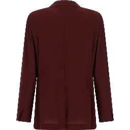 Bordeaux Viscose Blazer