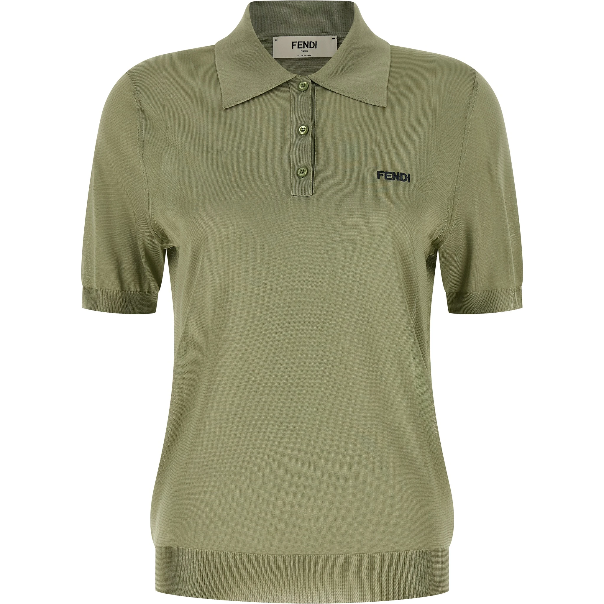 Bicolor Viscose Polo Shirt